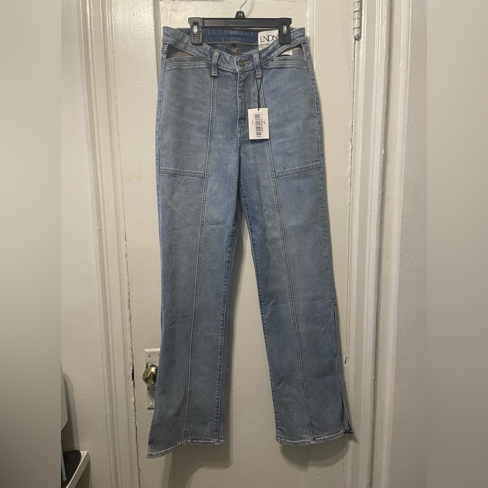 Landon denim LNDN Classic Blue Straight Leg Women's Jeans